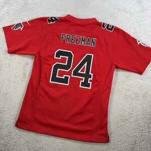 Atlanta Falcons Devonta Freeman Jersey Youth Large Red Nike NFL #24 On Field